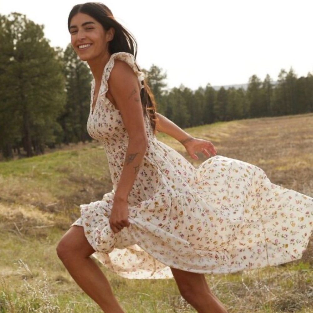 Christy Dawn Bodie Dress Cream Garden - Picture 3 of 7
